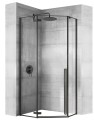 Rea Diamond kabina pięciokątna 100x100 cm, profil czarny REA-K5623