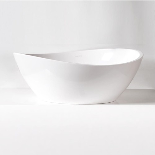 Sanitti Tre umywalka nablatowa 47x37 cm, dolomit Mineralcast, kolor biały mat TRE-47-BM