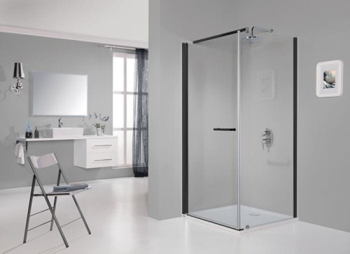 Sanplast Prestige III Kabina prysznicowa prostokątna, 100x80x198 cm, czarny mat, 600-073-0160-59-401