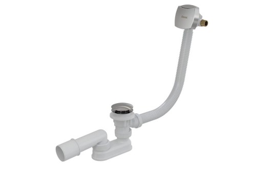 Ravak wannowy komplet odpływowy z napełnianiem przelewem Click-Clack, L 570 mm, chrom, X01440