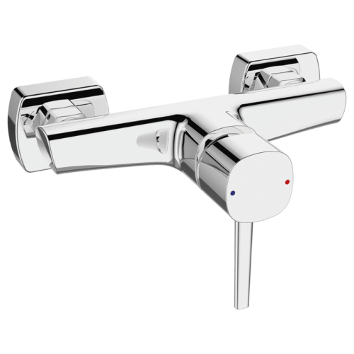 Laveo Polla bateria prysznicowa ścienna, chrom, BAP 040D