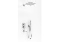Kohlman Excelent zestaw wannowo-natryskowy podtynkowy z deszczownicą Q30, kolor chrom QW211HQ30