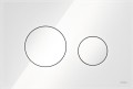 Tece Loop przycisk spłukujący do WC szkło białe/biel 9.240.650