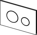 Tece Loop przycisk spłukujący do WC szkło białe/biel 9.240.650