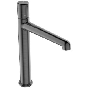 Laveo Pretto  bateria umywalkowa stojąca wysoka klik-klak grafit BAO_92ND