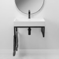Rea Goya rama do umywalki 60 cm, kolor czarny REA-U6534