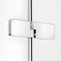 New Trendy Eventa drzwi wnękowe uchylne 130 cm, wersja prawa profile chrom EXK-0147