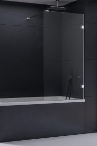 New Trendy Eventa parawan nawannowy 90x150, wspornik skośny profil chrom EXK-6997