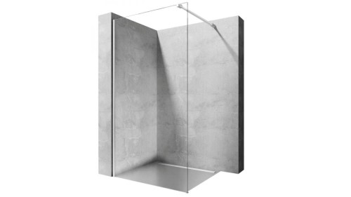 Kabina walk-in Rea AERO 120 REA-K7550 szkło przejrzyste, profil chrom Aero120