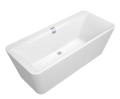 Wanna wolnostojąca Squaro Edge 12  Villeroy&Boch UBQ180SQE7PDV01 wymiary 1800x800mm, kolor biały (Weiss Alpin)