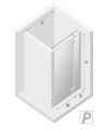 New Trendy Reflexa drzwi wnękowe 130x200 wersja prawa, profile chrom EXK-1215 rysunek techniczny