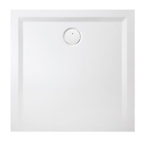 Sanplast Space Mineral B-M/Space S brodzik kwadratowy 90x90x1,5 cm, kolor biały, 645-410-0030-01-000