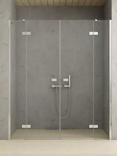 New Trendy Reflexa drzwi wnękowe 190x200, profile chrom EXK-1208/EXK-1209