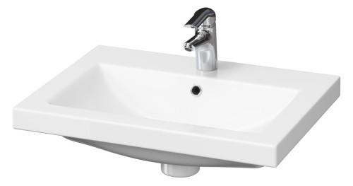 Umywalka Cersanit COMO 60 K32-003-BOX Umywalka meblowa z otworem na baterię, kolor biały