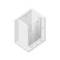 New Trendy Reflexa Plus drzwi wnękowe 150x200 wersja prawa, profile chrom EXK-1211/EXK-0003 rysunek techniczny