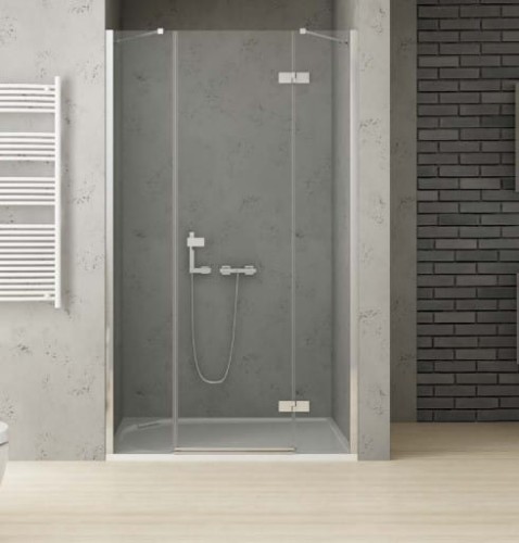 New Trendy Reflexa Plus drzwi wnękowe 170x200 wersja prawa, profile chrom EXK-1213/EXK-0004