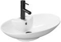 Rea Rosa 2 umywalka nablatowa 58 cm , kolor biały REA-U0160