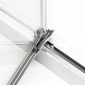 New Trendy Reflexa kabina prysznicowa kwadratowa 110x110x200, profil chrom  EXK-1403/EXK-1404