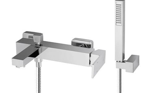 Framo Cinque bateria wannowa ścienna, kolor chrom CNQ00504