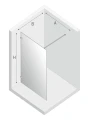 New Trendy Avexa Black kabina walk-in 100x200 cm, szkło 6 mm, profil czarny EXK-1627 rysunek techniczny