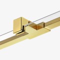 New Trendy Avexa Gold kabina walk-in 140x200, profil złoty powłoka Active Shield EXK-1995