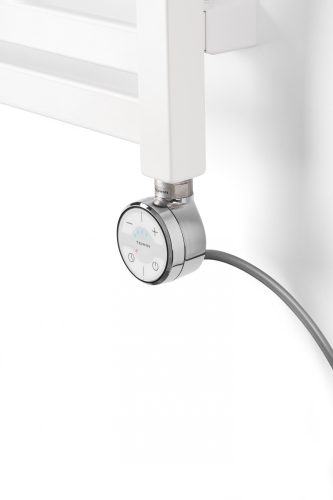 Terma MOA grzałka elektryczna z elementem grzejnym 400W, kolor Chrom CRO, kabel spiralny z wtyczką (U) WEMOA04-TCROU
