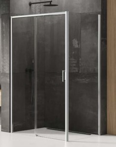 New Trendy Prime kabina prysznicowa prostokątna 160x100x200 wersja lewa profile chrom D-0310A/D-0125B