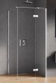 New Trendy New Renoma kabina prysznicowa prostokątna 120x80x195 cm, profile chrom drzwi prawe D-0118A/D-0083B-WP