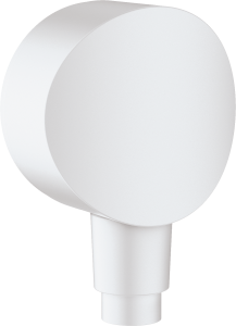 Hansgrohe FixFit przyłącze węża S z zaworem zwrotnym, kolor biały mat 26453700