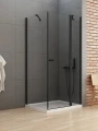 New Trendy New Soleo Black Kabina 110x120cm, drzwi pojedyncze, uchylne uniwersalne, czarne profile K-0687