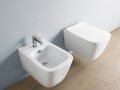 Artceram A16 Rimless Mini miska wisząca bezrantowa krótka 36x45 cm kolor biały - bez deski ASV005