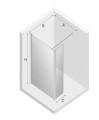 New Trendy New Soleo kabina walk-in 50x195, ruchome skrzydło, profile chrom K-0754  rysunek techniczny