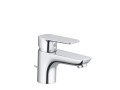 KLUDI PURE&STYLE Jednouchwytowa bateria umywalkowa 60 DN 15, z zestawem odpływowym, chrom 403850575