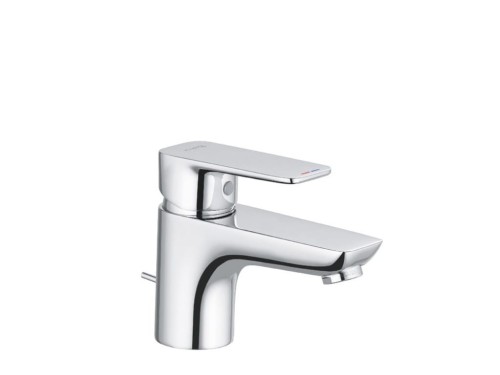 KLUDI PURE&STYLE Jednouchwytowa bateria umywalkowa 60 DN 15, z zestawem odpływowym, chrom 403850575