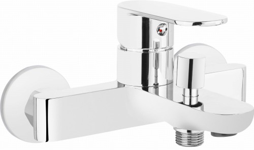 Deante Alpinia bateria wannowa ścienna chrom BGA_010M