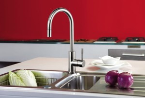 Blue Water Lima - inox Bateria kuchenna głowica ceramiczna stal szczotkowana 5901730611205