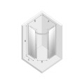Kabina półokrągła New Trendy ULTIMA 90x90x190cm, EXK-1024