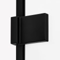 New Trendy Avexa Black ścianka prysznicowa walk-in 110x200 cm, szkło 6 mm, profil  czarny, EXK-2661