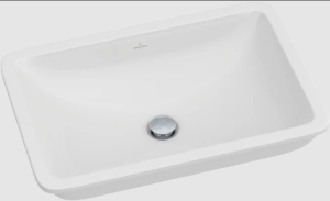 Villeroy&Boch LOOP&FRIENDS Umywalka ceramiczna podblatowa prostokątna, szkliwiona, 61,5 cm,  61632001