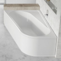 Wanna asymetryczna CHROME Ravak 160x105cm lewa biała CA51000000