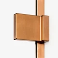 New Trendy Avexa Copper Brushed kabina prysznicowa 80x70x200 cm, szkło czyste 6mm, wersja prawa, profil miedź (copper brushed), Active Shield, EXK-3575