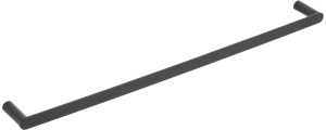 Kfa Armatura wieszak łazienkowy 62 cm wkręcany czarny mat 864-027-81