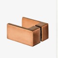 New Trendy Avexa Copper Brushed kabina prysznicowa z relingiem 110x70x200 cm, wersja lewa szkło czyste 6mm, profil miedź (copper brushed), Active Shield, EXK-3623