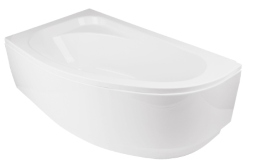 Besco Cornea Comfort 150 obudowa do wanny asymetrycznej 150x100cm, lewa OAC-150-NL
