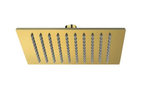 Valvex Carre deszczownica prysznicowa Ultra Slim, kwadratowa 25x25cm, kolor złoty, 2455590