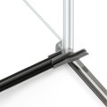 New Trendy Avexa Gunmetal Brushed kabina prysznicowa 110x70x200 cm, szkło czyste 6mm, wersja lewa, profil stal szczotkowana , Active Shield, EXK-3336