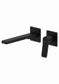 Paffoni Tilt bateria umywalkowa podtynkowa 25 cm, kolor czarny mat, TI106NO70