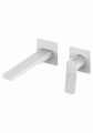 Paffoni Tilt bateria umywalkowa podtynkowa 20 cm, kolor biały mat, TI105BO70