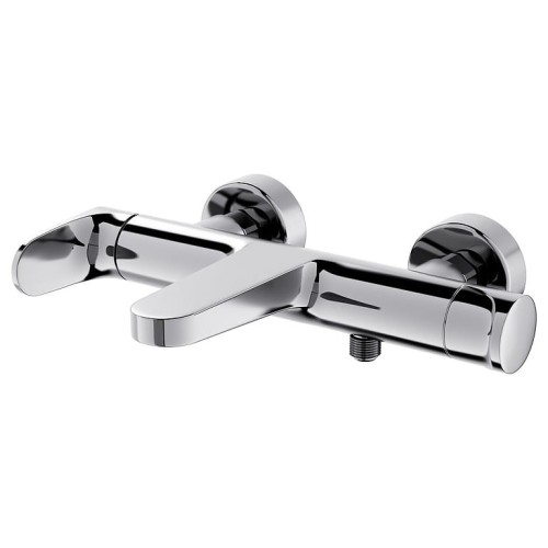 Cersanit Inverto bateria wannowa ścienna uchwyty, kolor chrom  S951-312