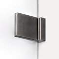 New Trendy Avexa Gunmetal Brushed kabina prysznicowa walk-in 110x200 cm, szkło czyste 6mm, profil stal szczotkowana (gunmetal brushed), Active Shield, EXK-3469